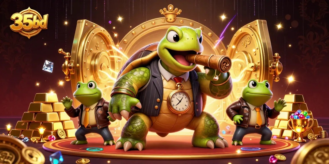 Win big with 35bd as a snapping turtle mobster leads a thrilling casino adventure.