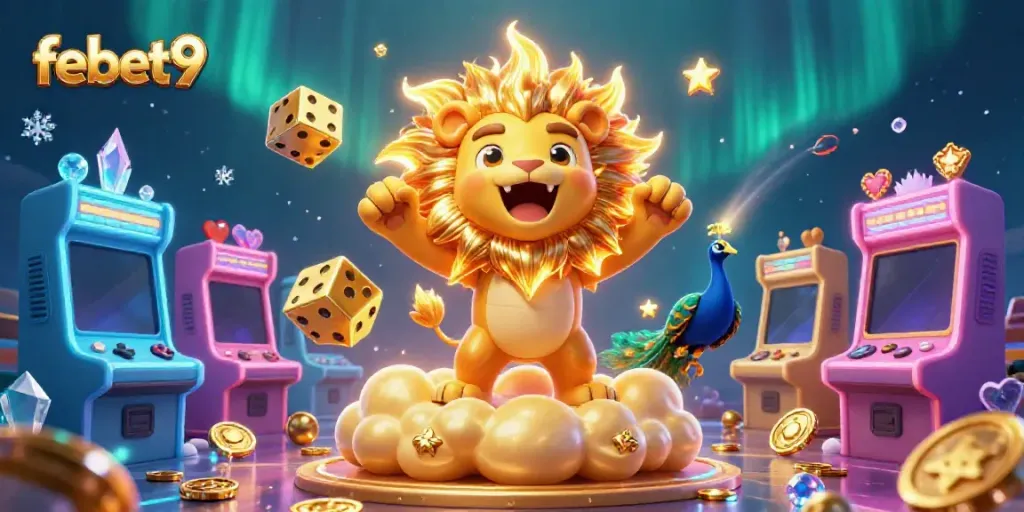 Experience exciting gameplay at febet9 with vibrant characters and dynamic casino elements in a thrilling scene.