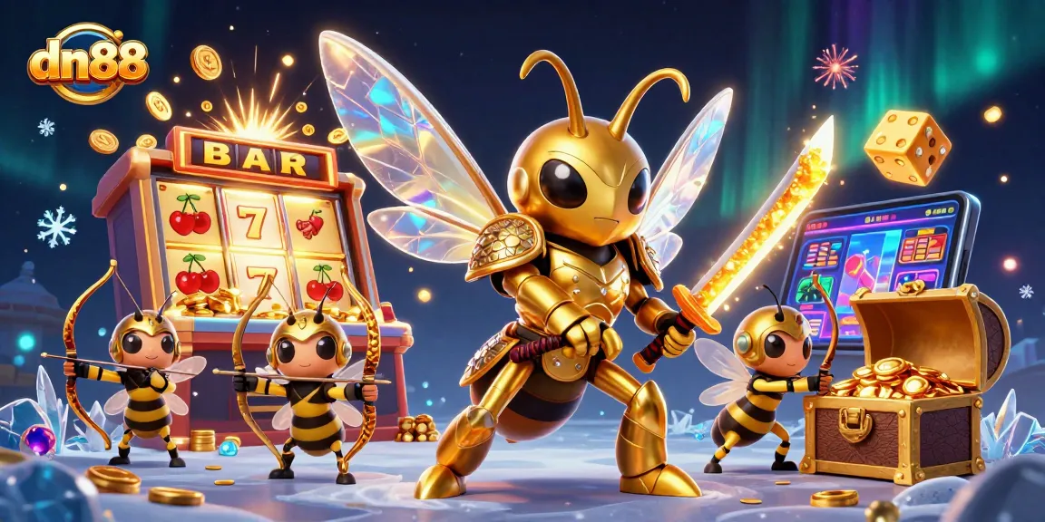 Experience exciting wins and rewards at dn88 with vibrant casino elements and engaging characters.