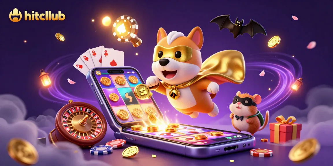 Hitcllub's superhero dog delivers a thrilling casino experience with vibrant slots and poker elements.